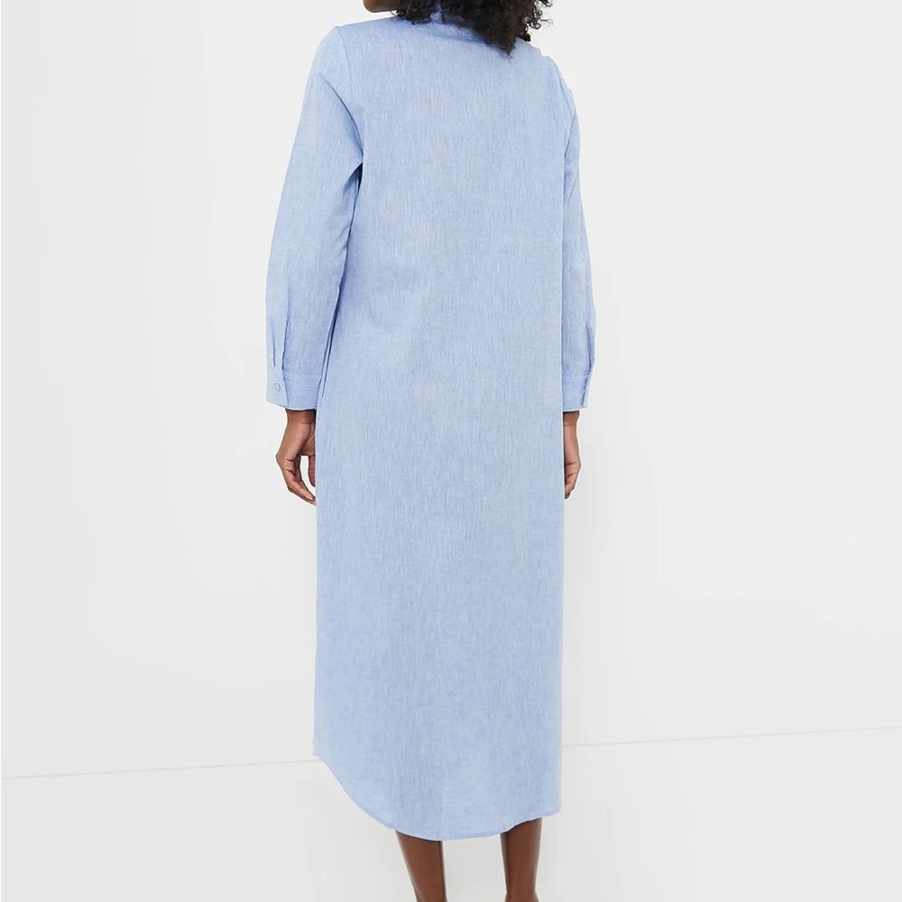 Chambray Linen Lydell Maxi Dress - Picture 4 of 11